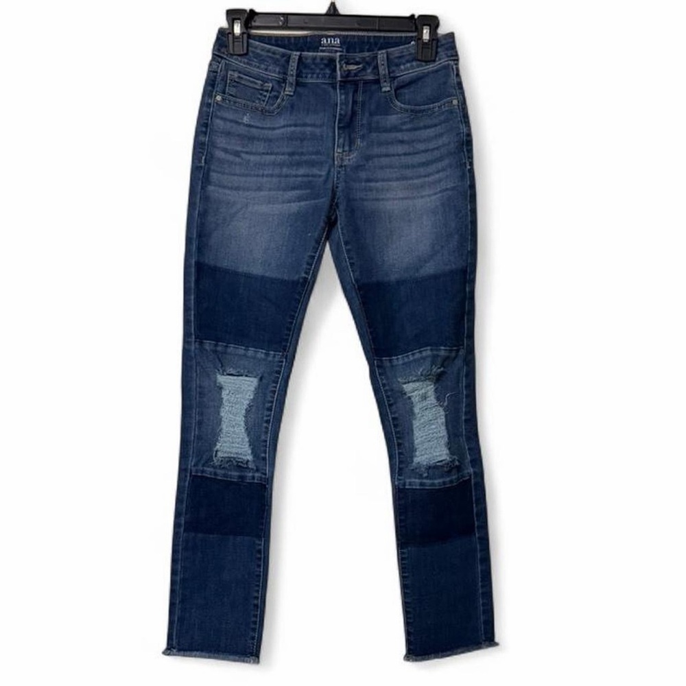 a.n.a Patchwork Skinny Jeans